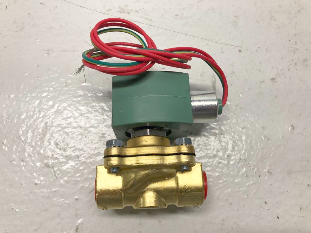 ASCO 3/8" NPT 2-Way Brass Solenoid Valve 8210G093, 150 PSI